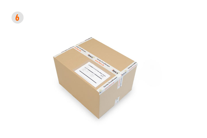 iloxx Paketversand 6 Paket verschließen