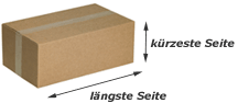 Größe Paket