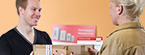 Versand mit PaketShop-Abgabe PaketShop mit Online-Paketschein
