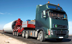 Schwerguttransport mit iloxx Transport von Schwergut